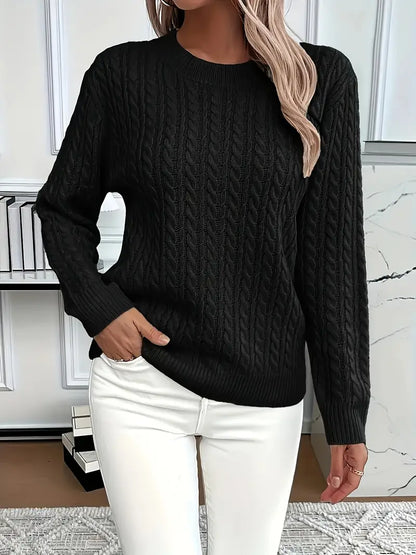MARIELLE CABLE SWEATER