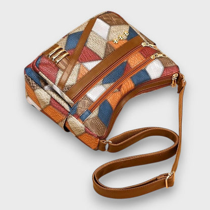 SOLARA PATCHWORK SHOULDER BAG
